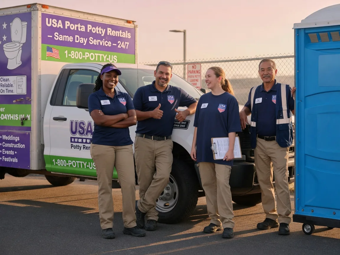 Porta Potty Rental company in Thomasboro, IL