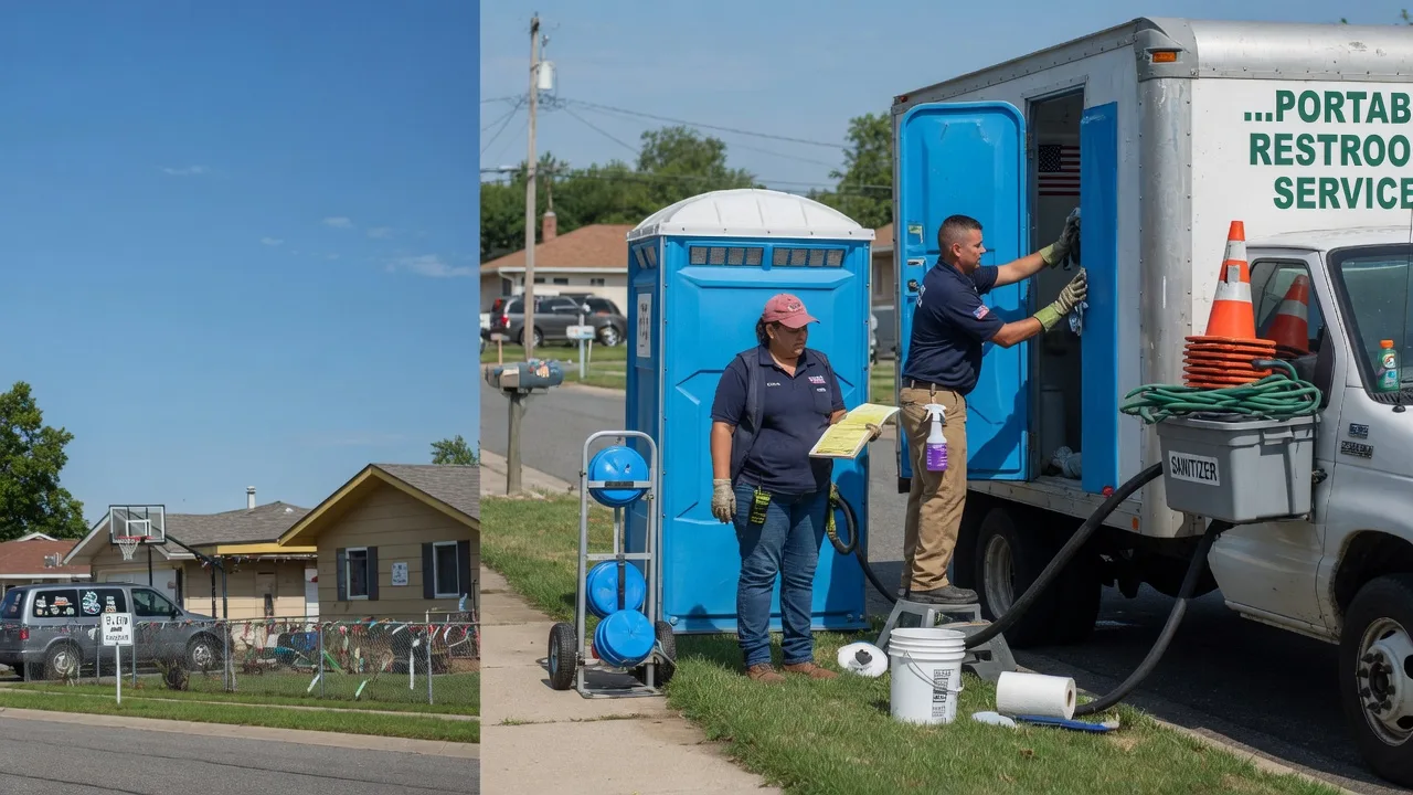 Porta Potty Rental in Thomasboro, IL near me